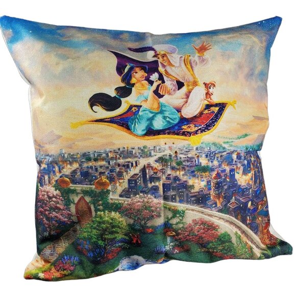 Aladding Jasmine Throw Pillowcase Princess Accent Sham Pillow Cushion Cover Home - Picture 1 of 13